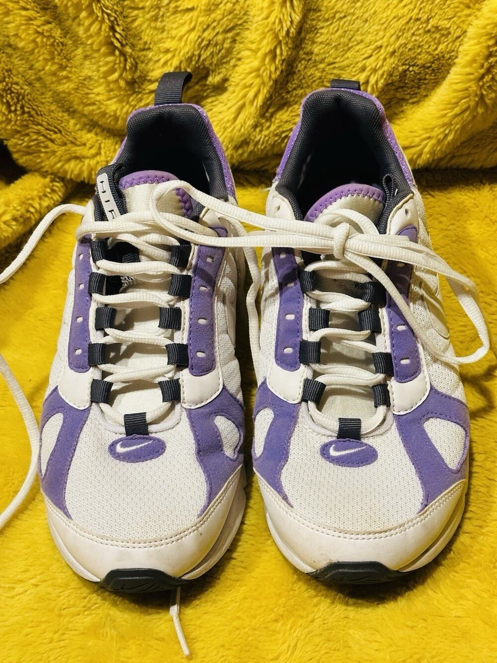 Nike Air Max 270 Futura White Atomic Violet Sneakers AO1569-101 Women’s Sz 7.5